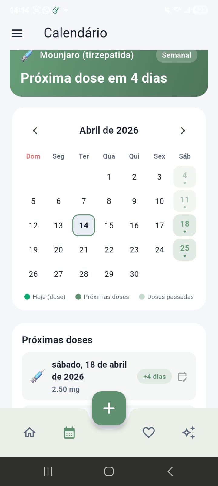 Tela 3 do app GLIPMAX