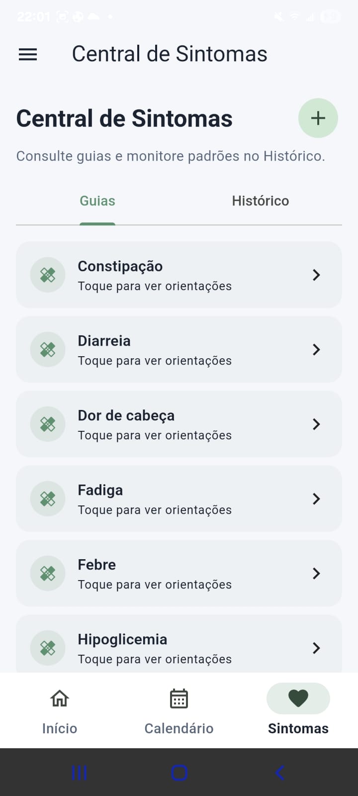 Tela 4 do app GLIPMAX