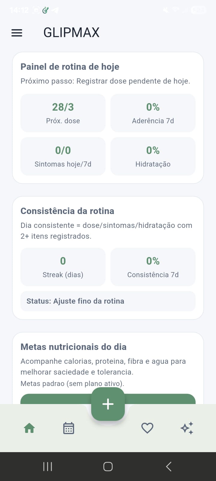 Tela 5 do app GLIPMAX