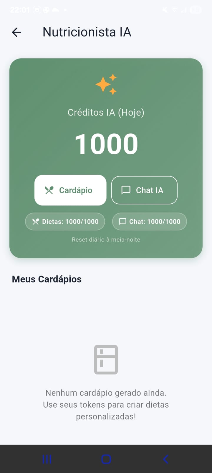 Tela 13 do app GLIPMAX