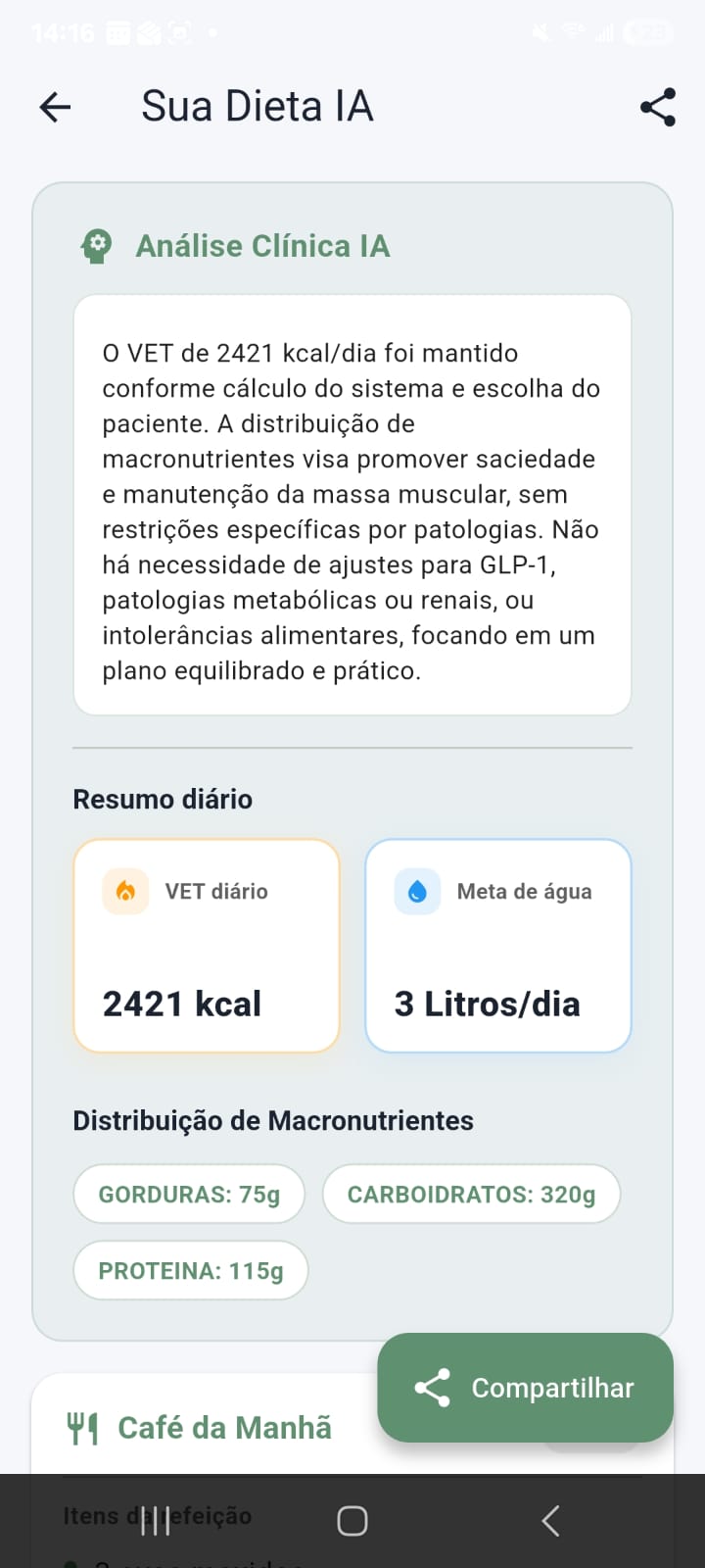 Tela 8 do app GLIPMAX