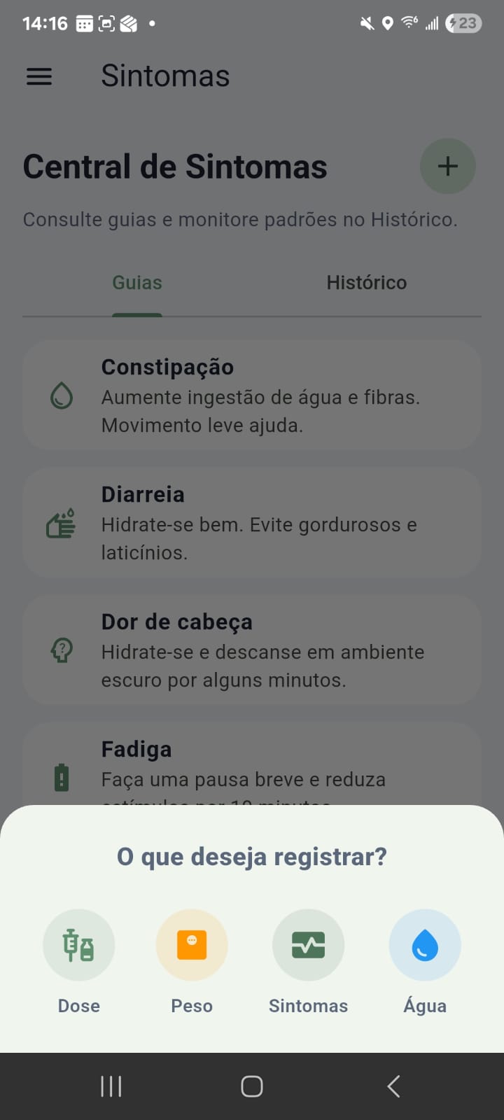 Tela 9 do app GLIPMAX